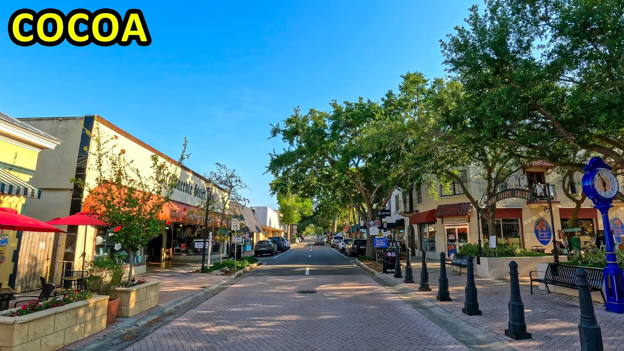 Cocoa Florida Driving Through