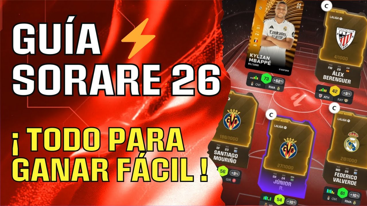 😱 NO EMPIECES en SORARE sin ver esto ⚽ GUÍA FÁCIL 2025/26 en ESPAÑOL 🚀
