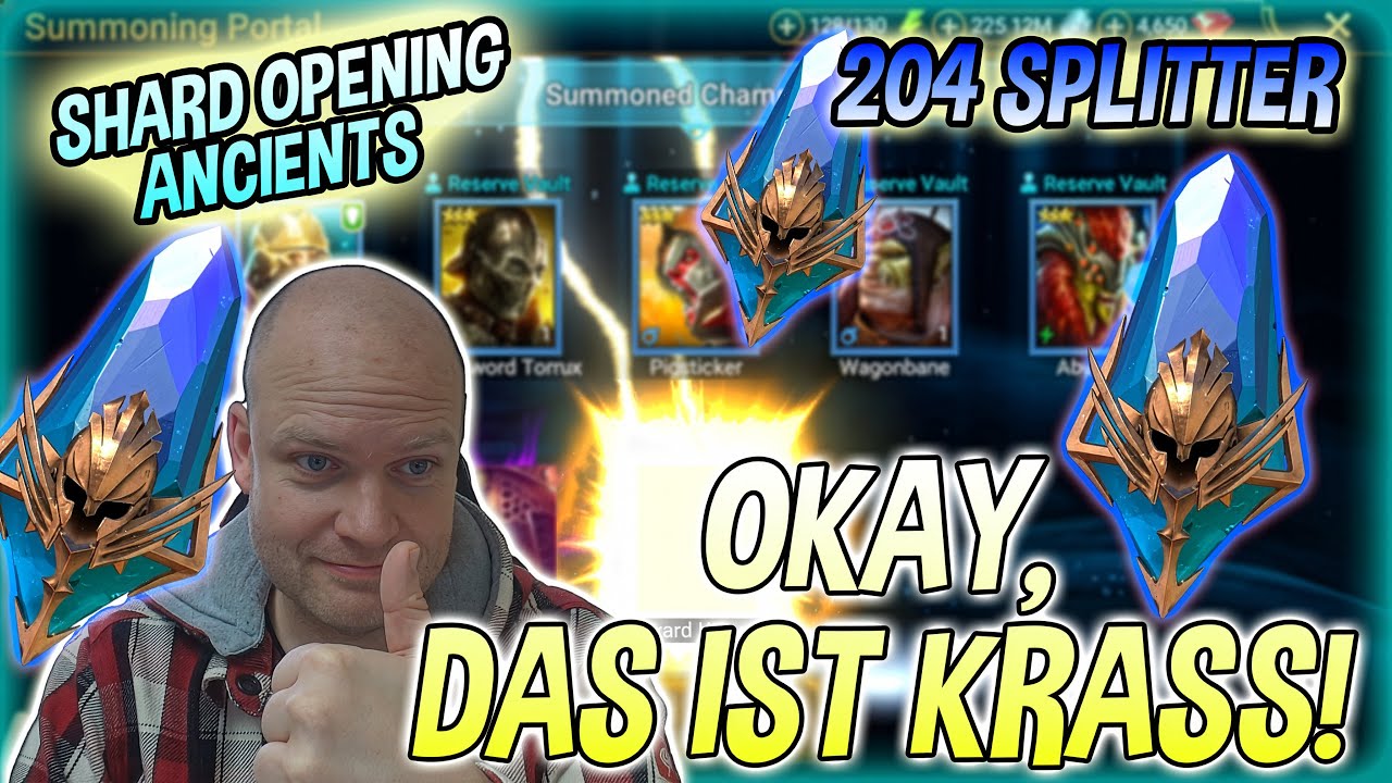 Raid | Ancient Shard Opening - 204 Stück - x10 Edward - x2 Legendär/Episch