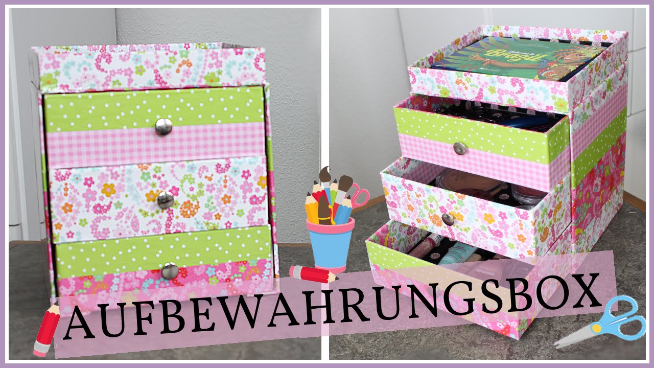 Schmink- & Schmuck-Aufbewahrungsbox  ♡ DIY