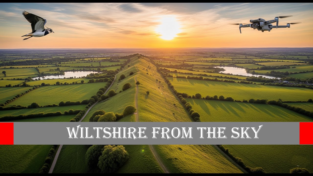Drone Footage: Exploring the Beautiful Rolling Hills of Wiltshire, UK 🏞️ 4K Cinematic 059