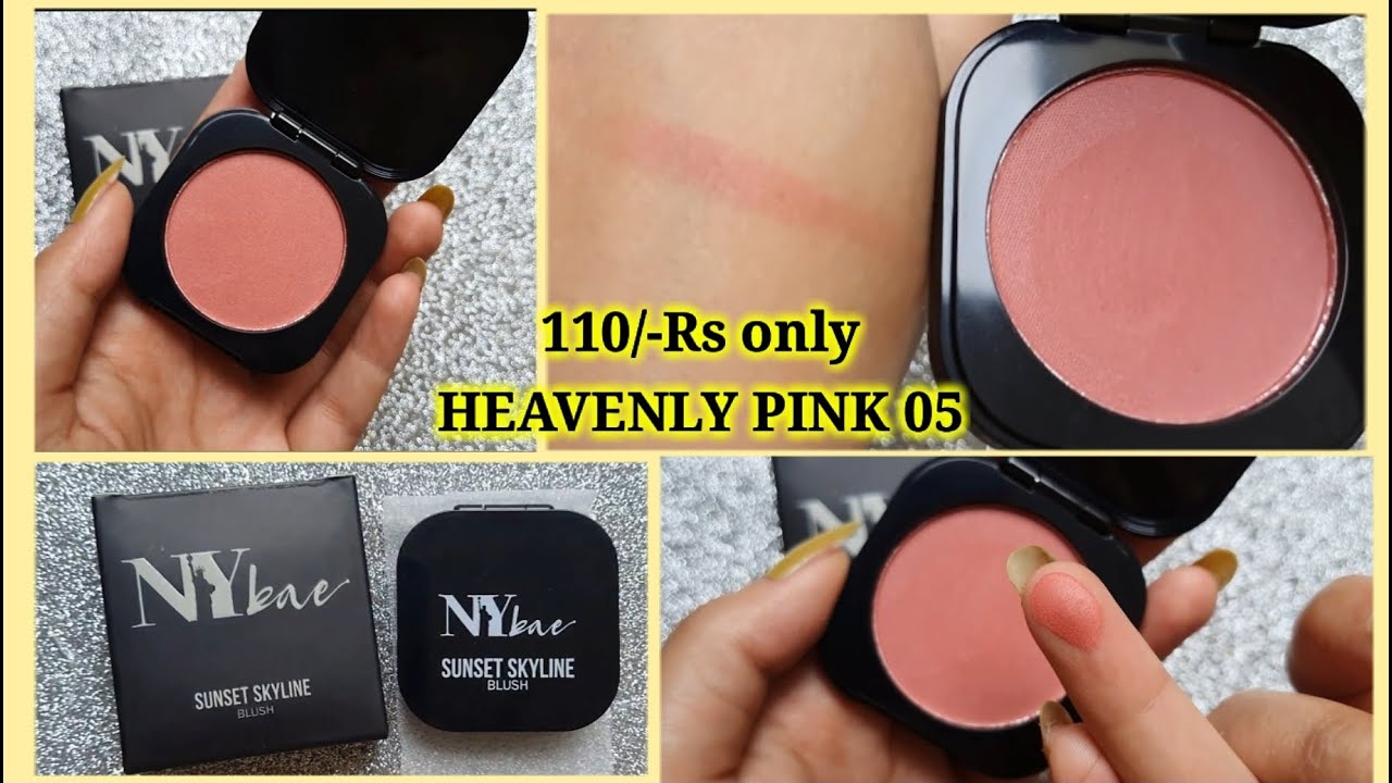 Ny bae blush Review || Shade -  Heavenly Pink || Ny Bae Blush Just At 110 Rs only ||