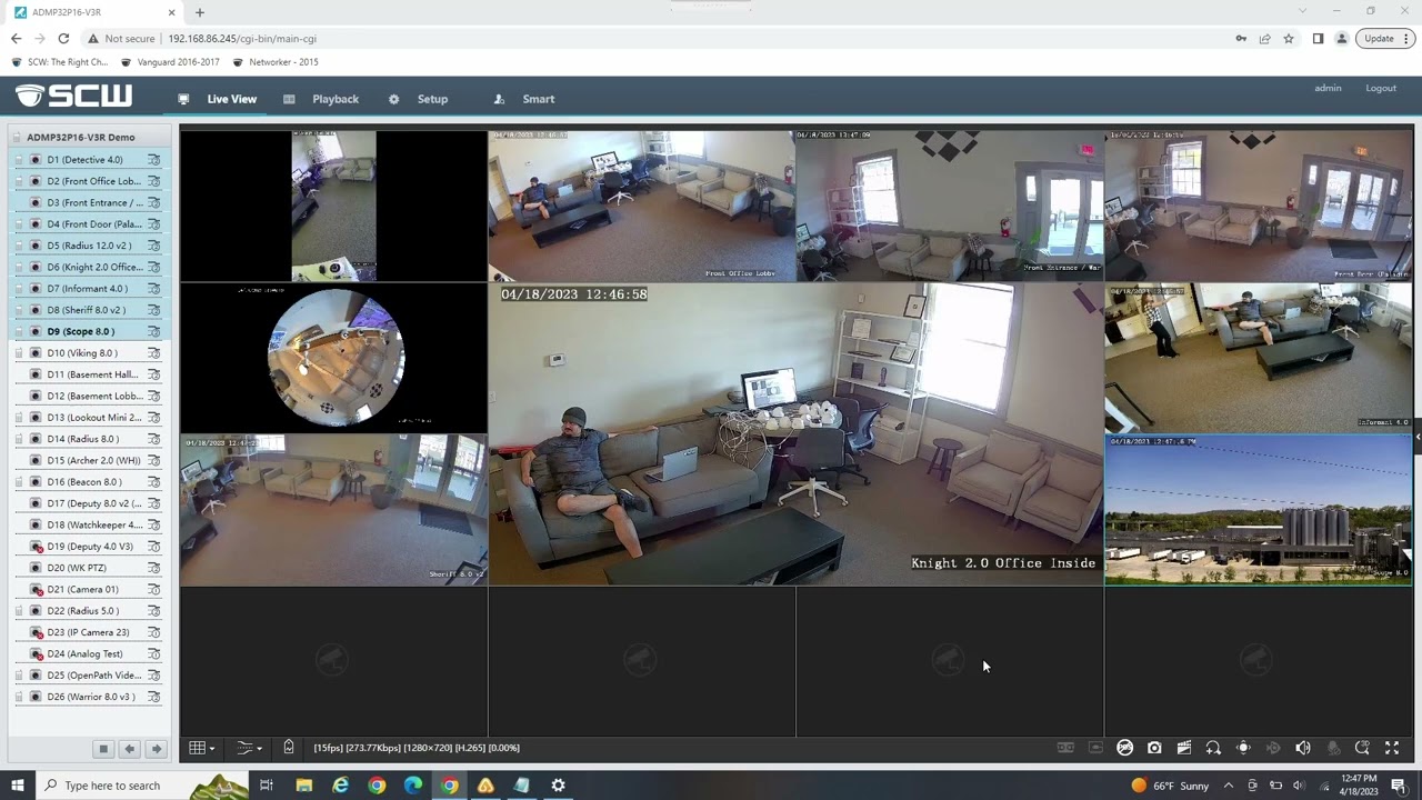 NVR Setup 2 - Live View