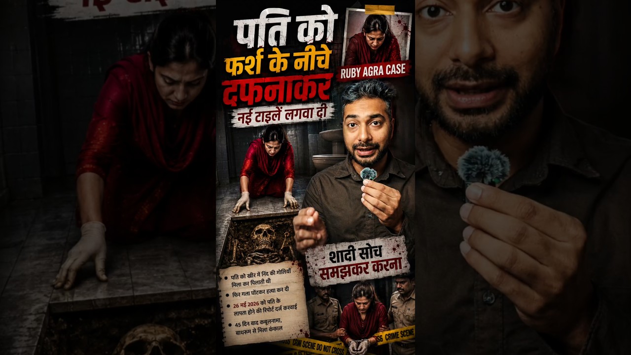 Agra: Ruby Surendra Murder Case | Ruby fed her husband 20 sleeping pills before murdering him.