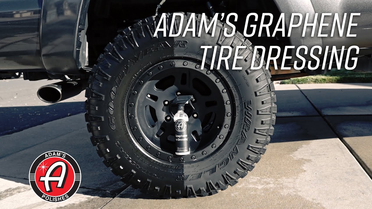 Easy, Durable, Customizable Tire Dressing | Adam's Graphene Tire Dressing