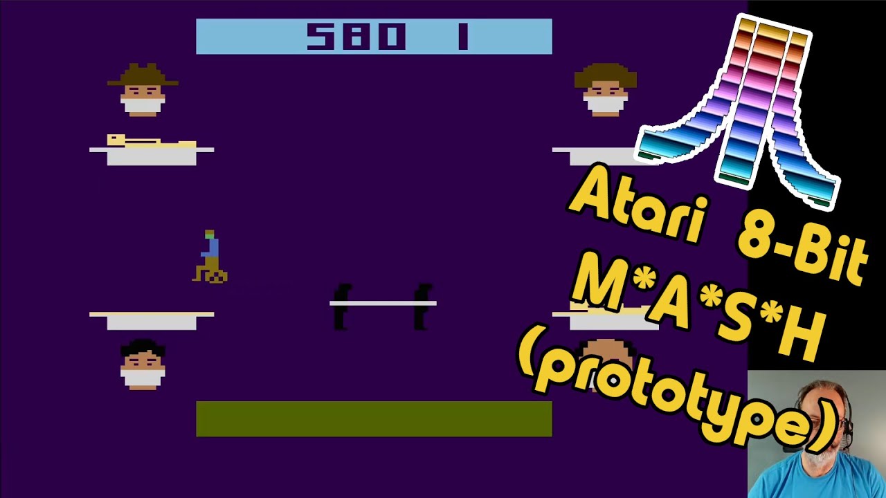 Игровой процесс на Atari 8-Bit, M*A*S*H (прототип)