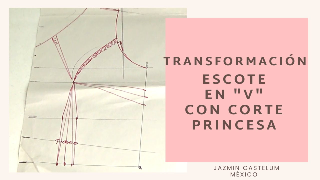 Transformación Escote con Corte Princesa (Muy Fácil) - Jazmín Gastelúm