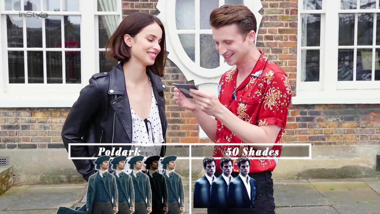 Poldark's Heida Reed Plays 50 Shades Vs. Poldark
