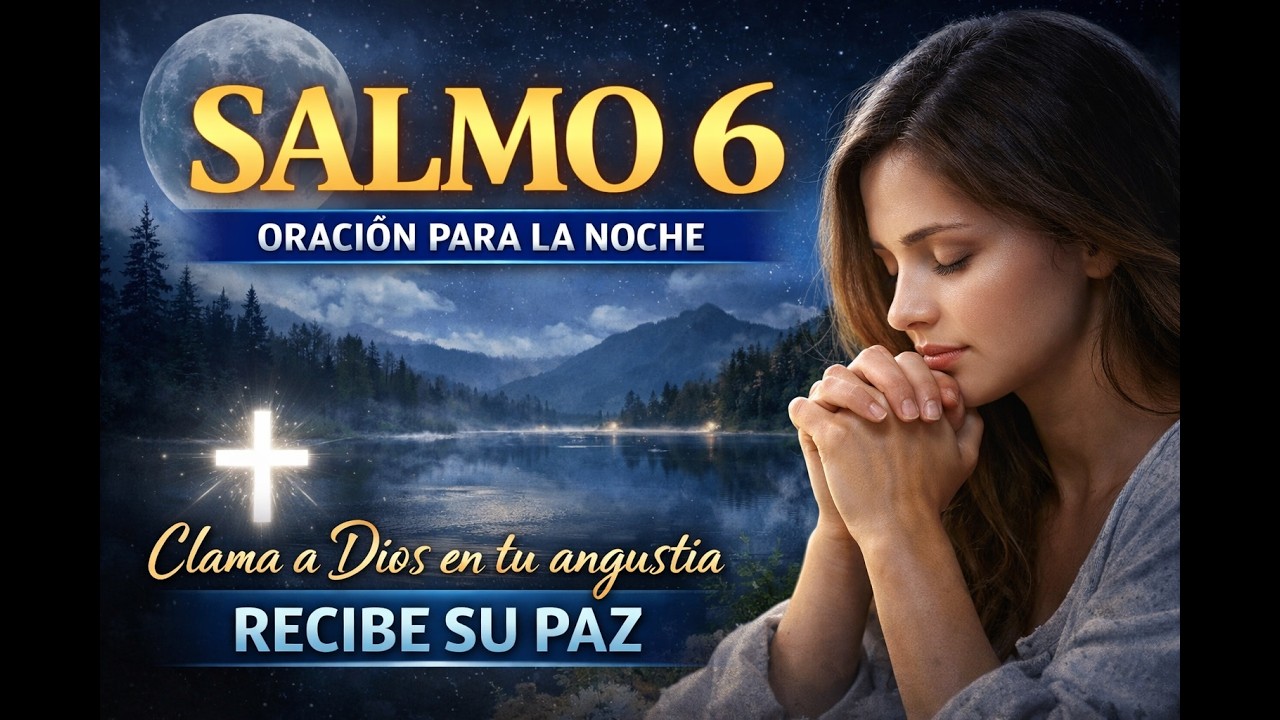 SALMO 6 🌙 Oración para la Noche – Clama a Dios en tu Angustia y Recibe Su Paz