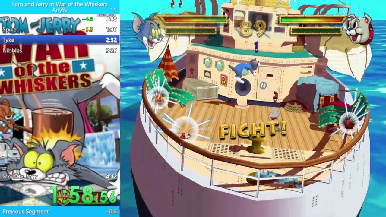 Tom and Jerry in War of the Whiskers Any% (Tom) 3:48:55