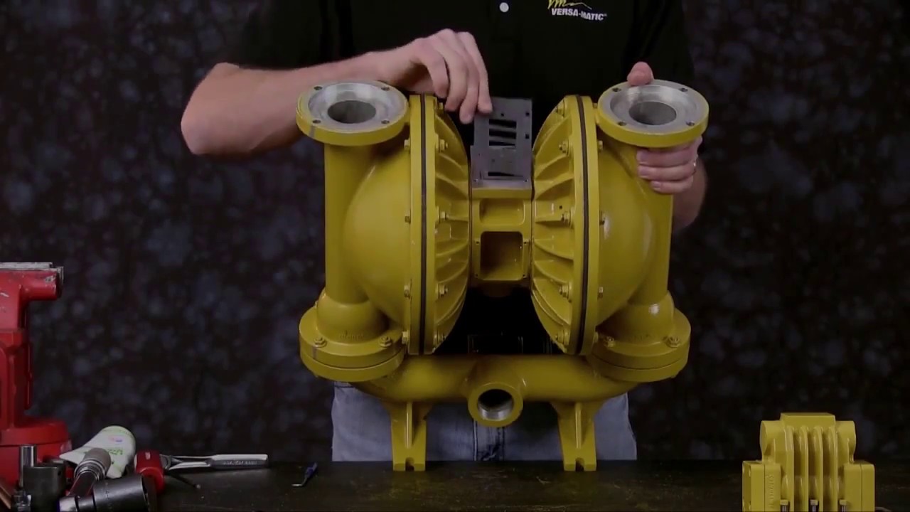 Versamatic 1½ , 2  & 3  Bolted Metal Pumps Air End Kit Install
