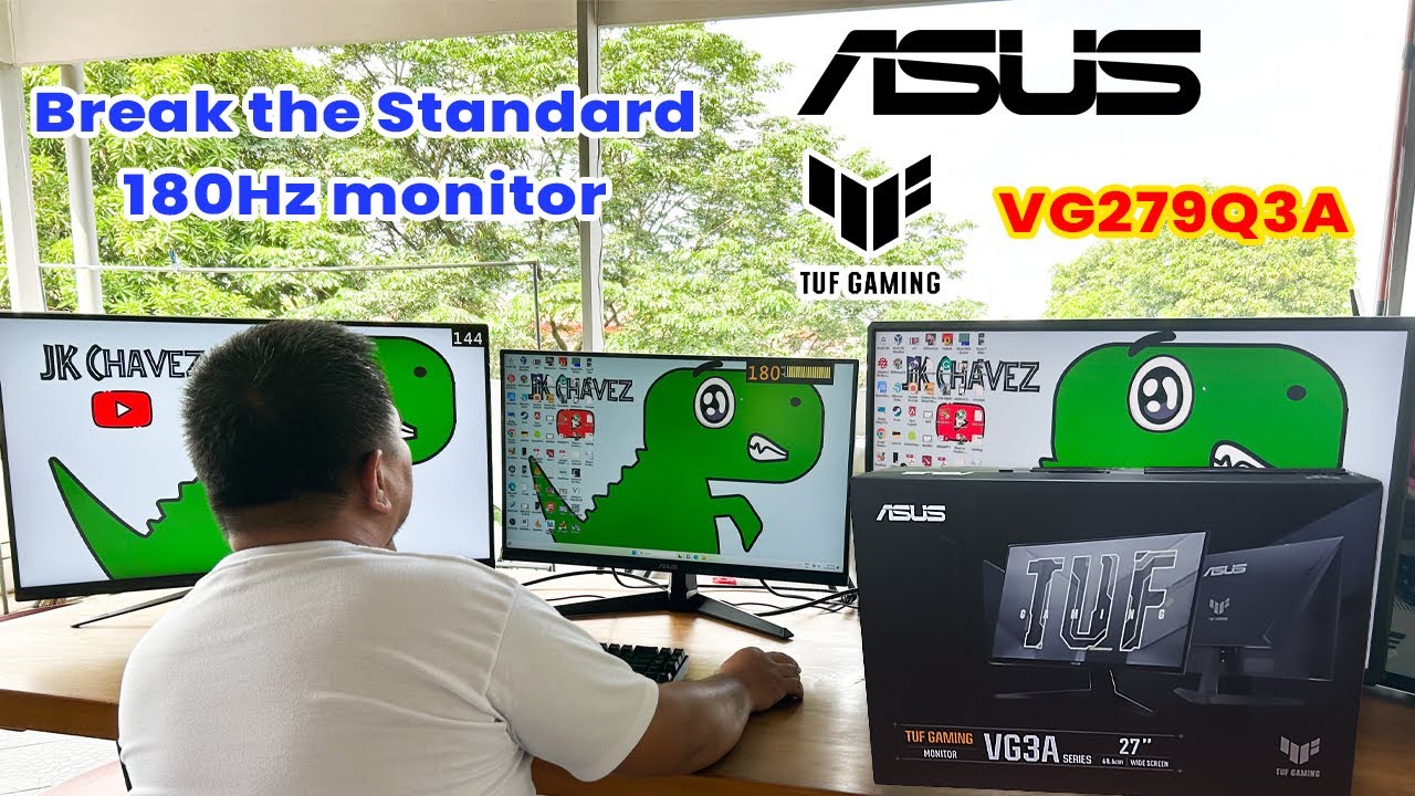 ASUS TUF VG279Q3A 180Hz gaming monitor, Breaking the standard. | JK Chavez