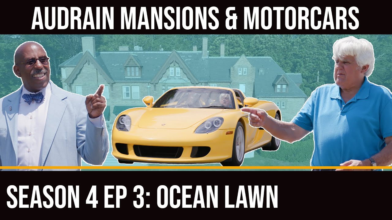 Джей Лено и Дональд Осборн в сериале «Особняки и автомобили Одрэйн»: сезон 4, серия 3: «Океанская...