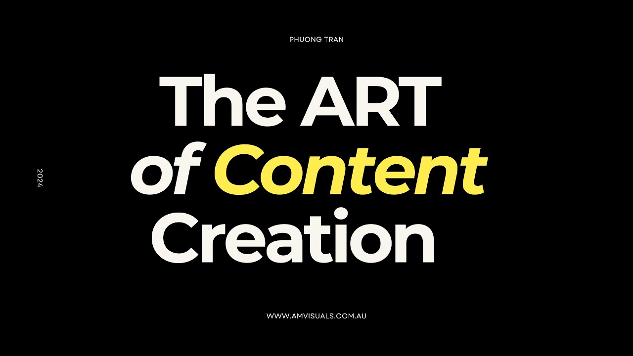 The Art of Content Creation | Phuong Tran Lunch & Learn at WOTSO Blacktown | AM Visuals