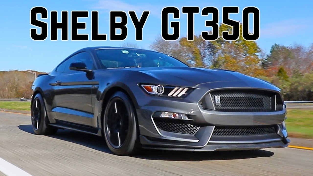 Mustang Shelby GT350 drive and drag race vs 911 C4S