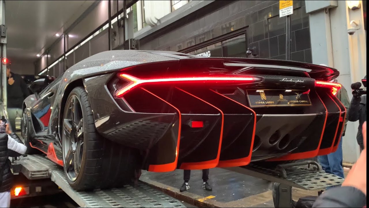 1 of ONLY 40 - $3M Lamborghini Centenario Loaded in London Rain