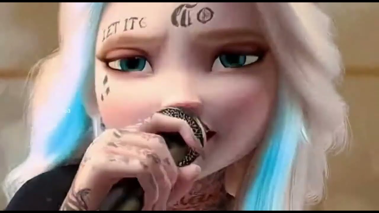 Queen Elsa goes punk 🤘🏻 
