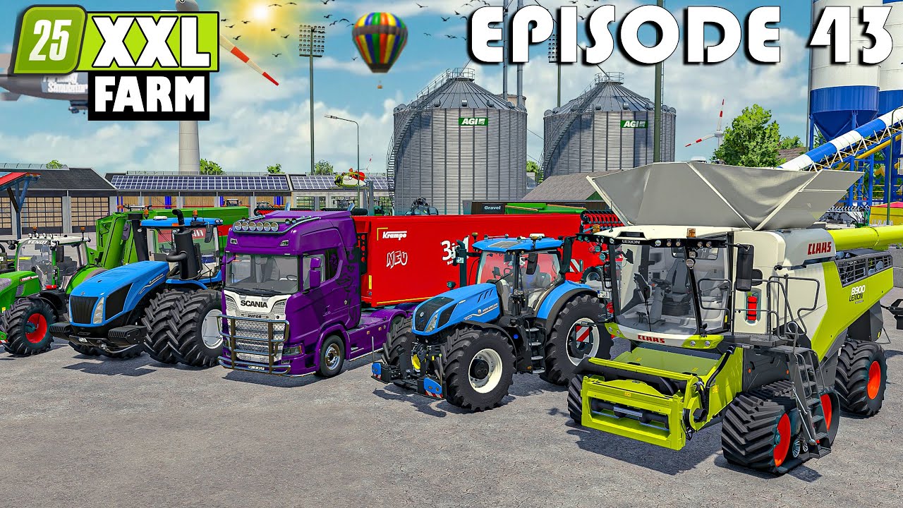 I UPGRADED THE FARM WITH NEW EQUIPMENT | The XXL FARM | Farming Simulator 25