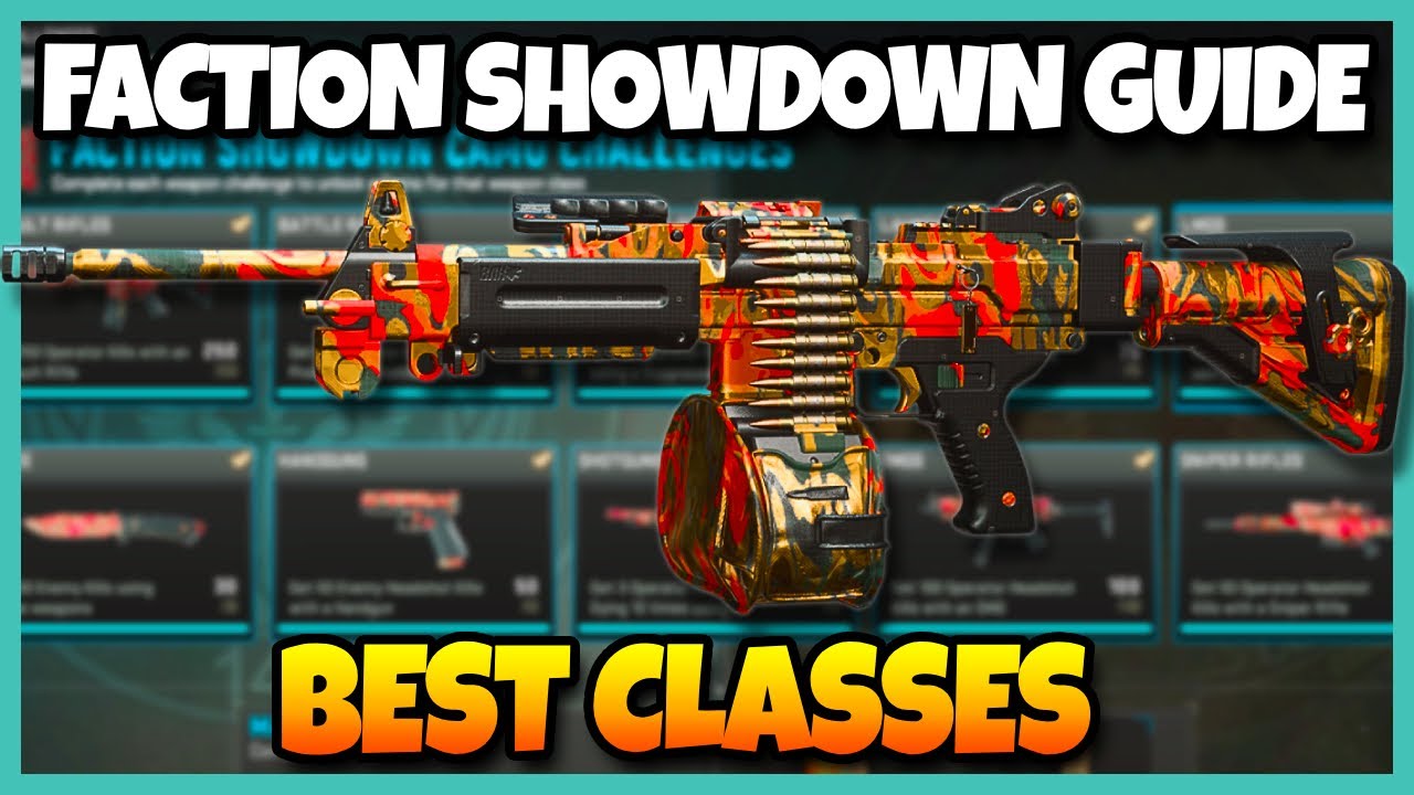 Mastery Camo Eddies Supreme Guide - Faction Showdown Event MW2