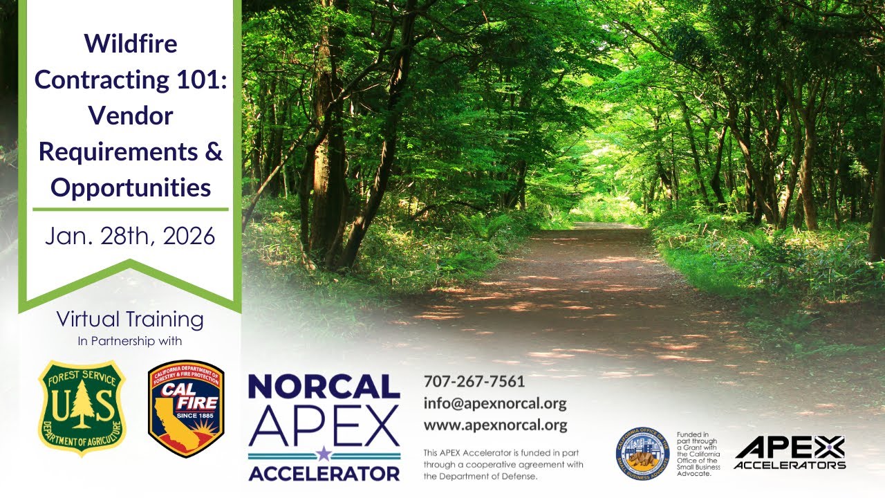 Wildfire Contracting 101: Vendor Requirements and Opportunities