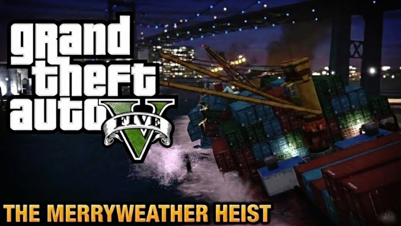 GTA 5 Merryweather Heist 🔥 Biggest Cargo Ship Explosion!