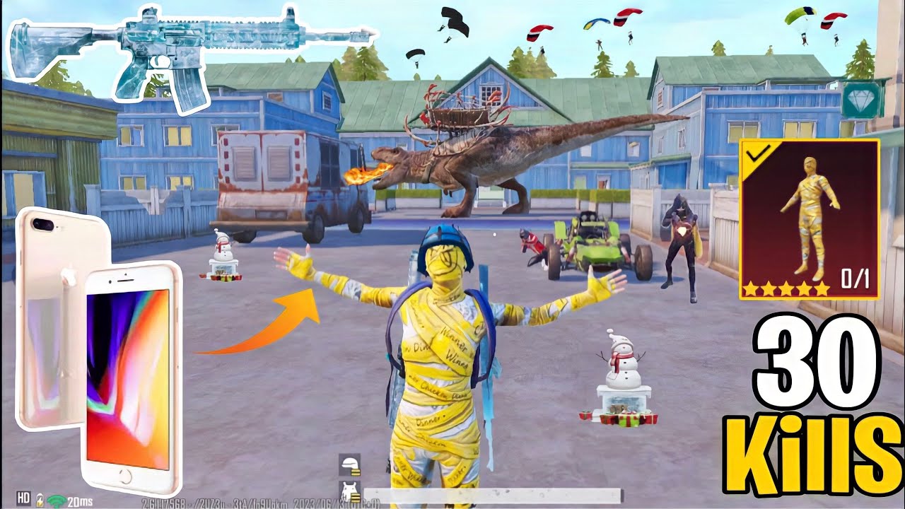 WOW😍New season best Gameplay on iPhone 8plus🔥/ New record in livik