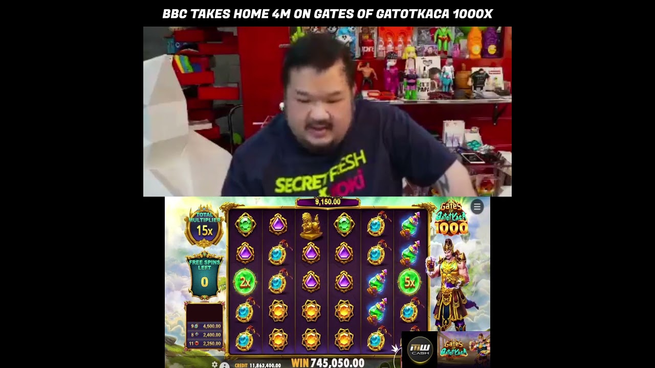 BBC MASSIVE WINNINGS ON GATES OF GATOTKACA 1000X 