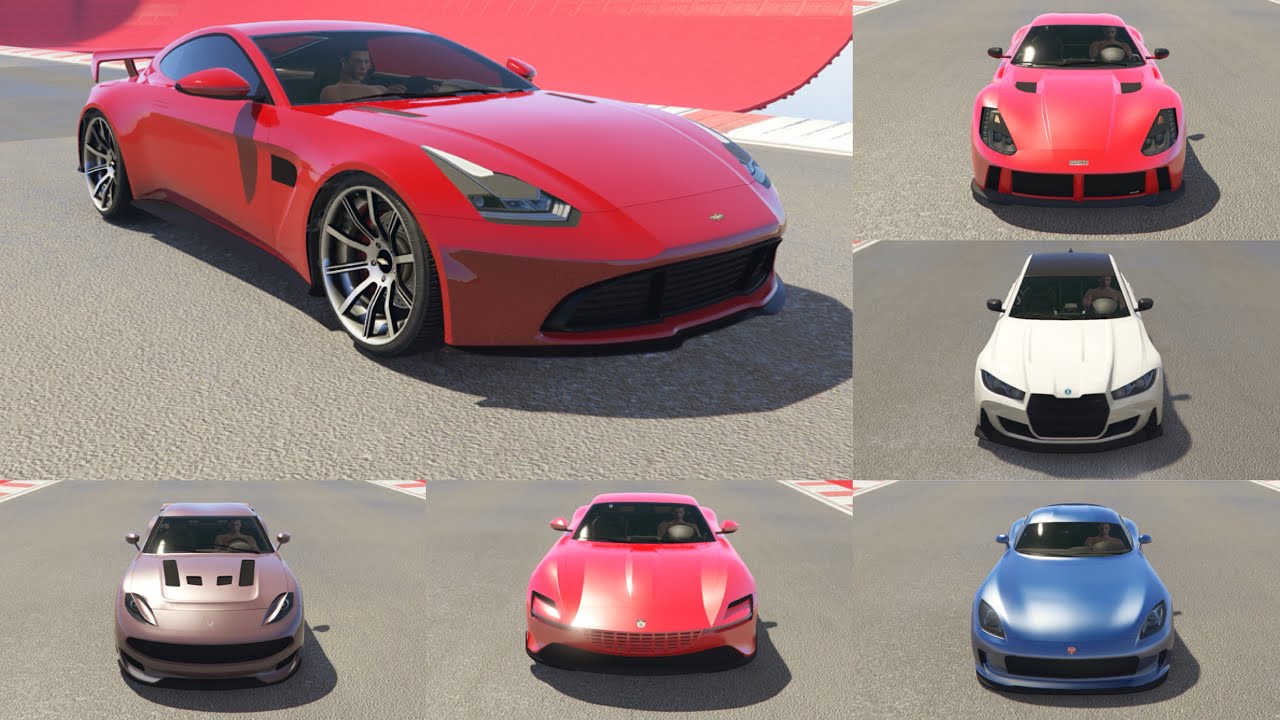 Dewbauchee Rapid GT X VS Top 5 Sports Cars (ft. Bravado Banshee 900R & BF Weevil Custom)