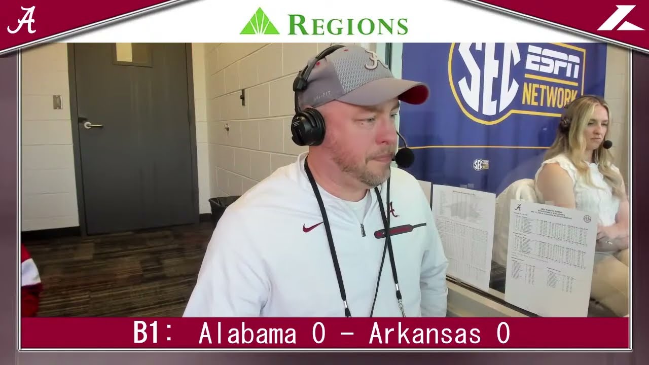 Alabama vs. Arkansas Softball Booth Cam - Game 1 | March 13, 2026