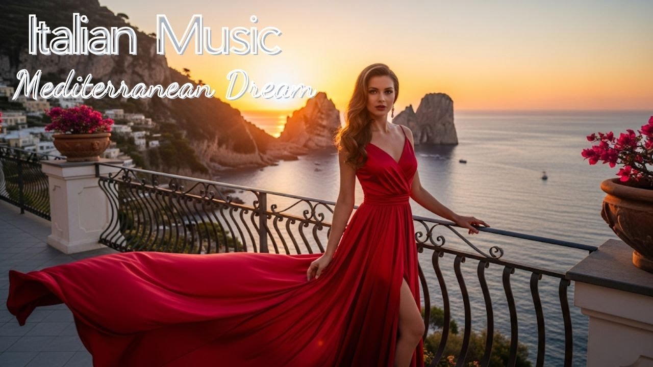 🇮🇹 Italian Coast Sunset | Relaxing Guitar & Mediterranean Serenity