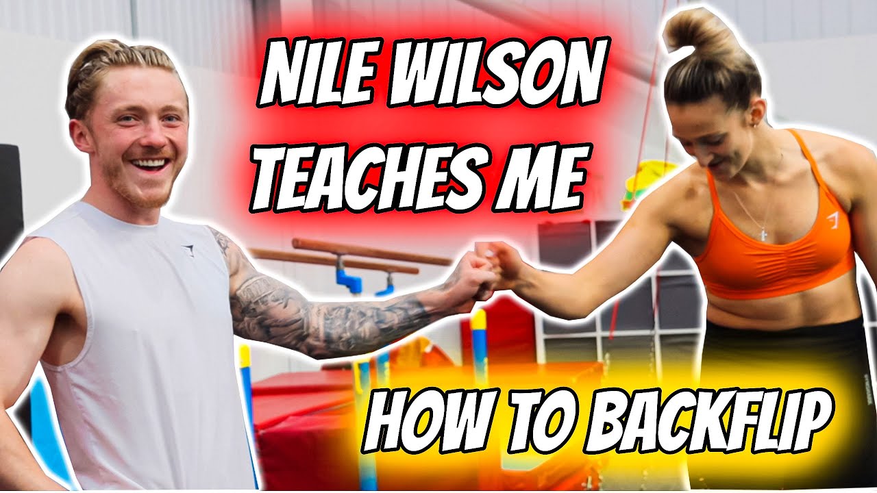 Nile Wilson taught me how to Backflip! Ft Luke Stoney + Ashley Watson