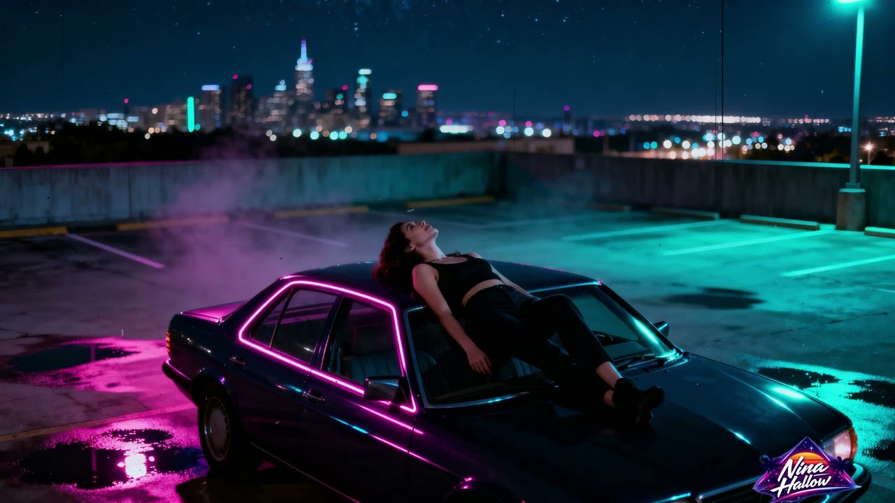 Rooftop View, Engine Idling｜Synthwave Female Vocals Night Drive｜Synthpop • Retrowave