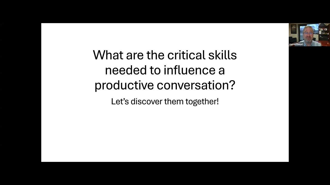 Crucial Conversations: Mastering the Art of Difficult Conversations