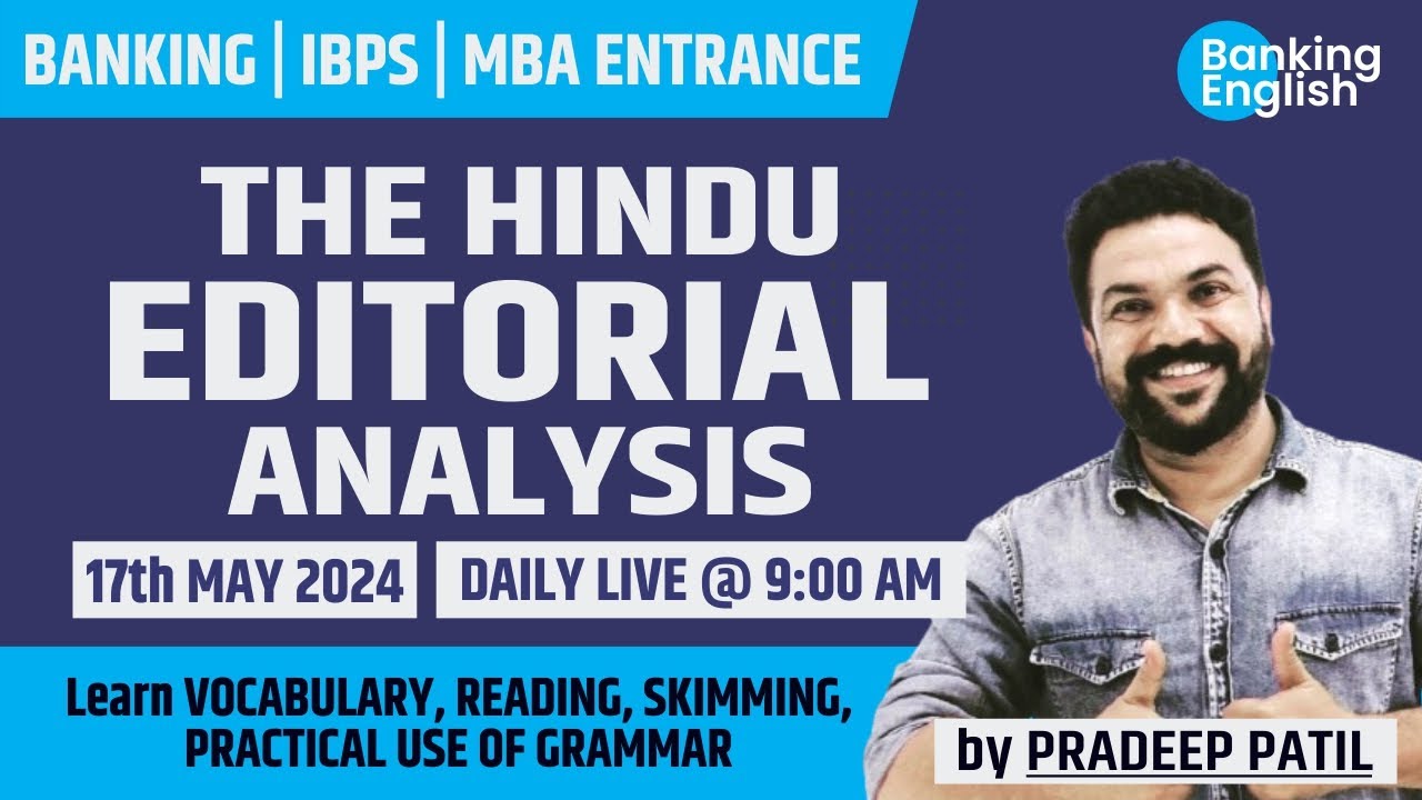 Learn VOCAB, READING, SKIMMING, GRAMMAR USE I 7th May, 2024 I PRADEEP PATIL