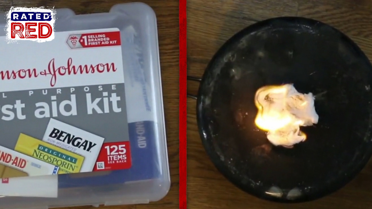 First Aid Kit Fire: Man Hacks