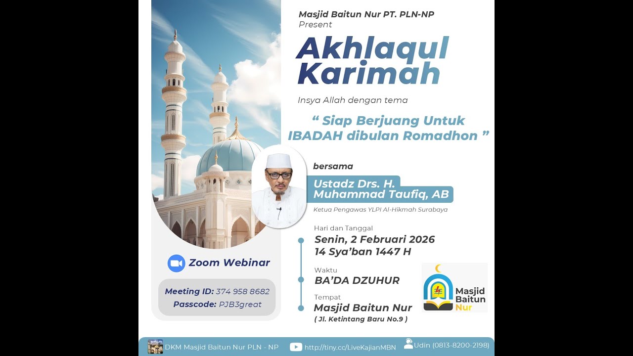 Kajian Ust. M. Taufiq AB (Siap Berjuang Untuk Ibadah Dibulan Romadhon)