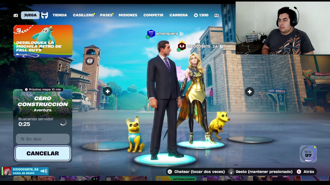 fornite asi bien manco jugando con el mas manco