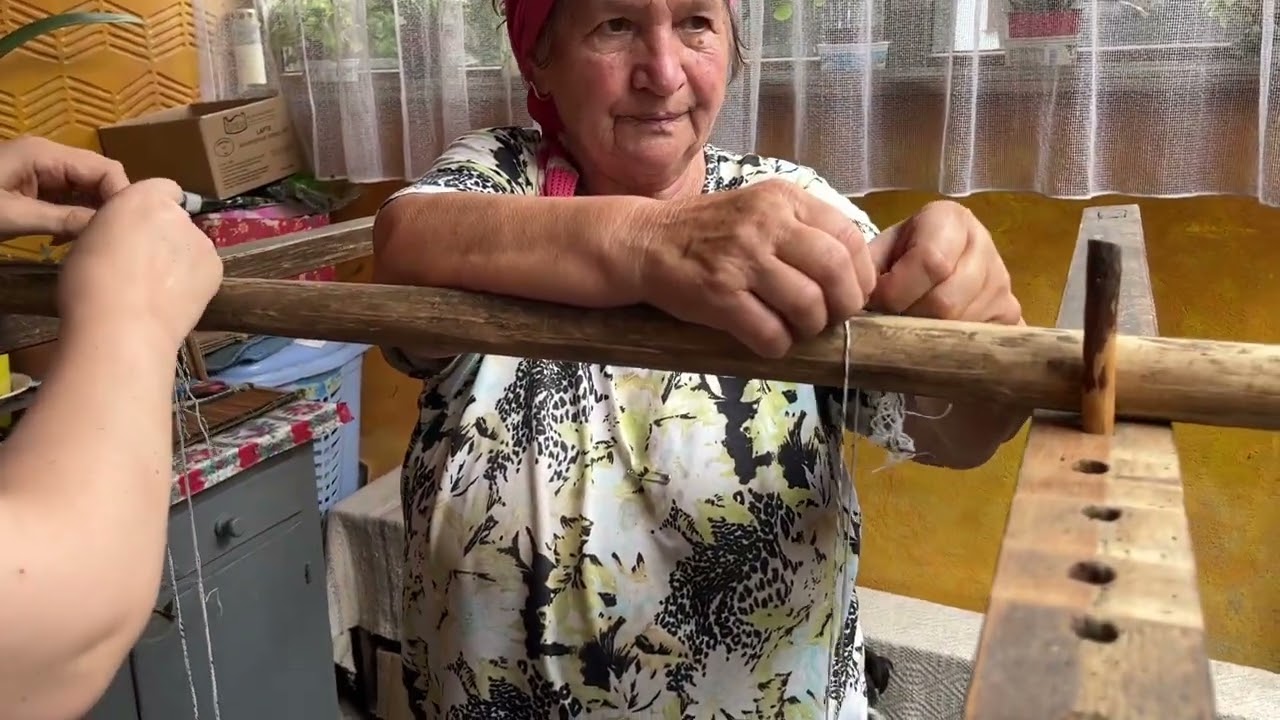 Verginia Butnaru, despre etapele montării războiului de țesut