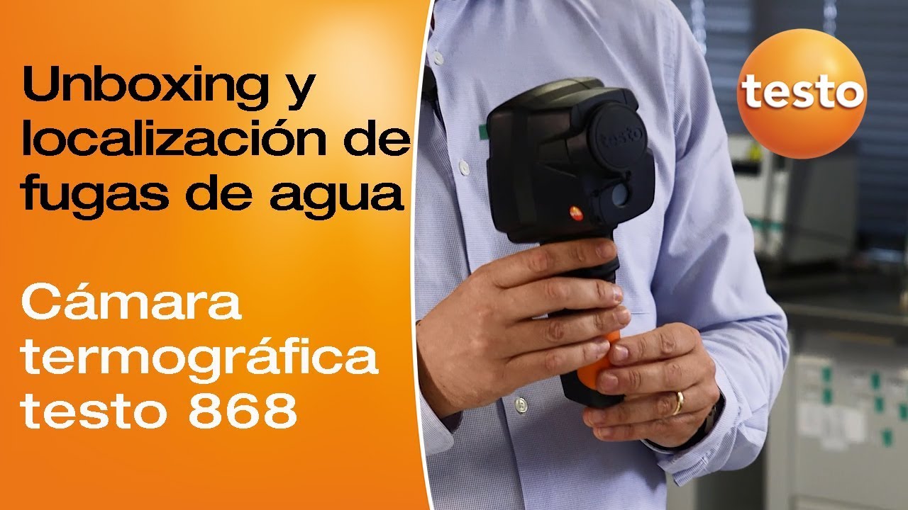 Cámara termográfica testo 868: unboxing y ejemplo de uso | Be sure. Testo