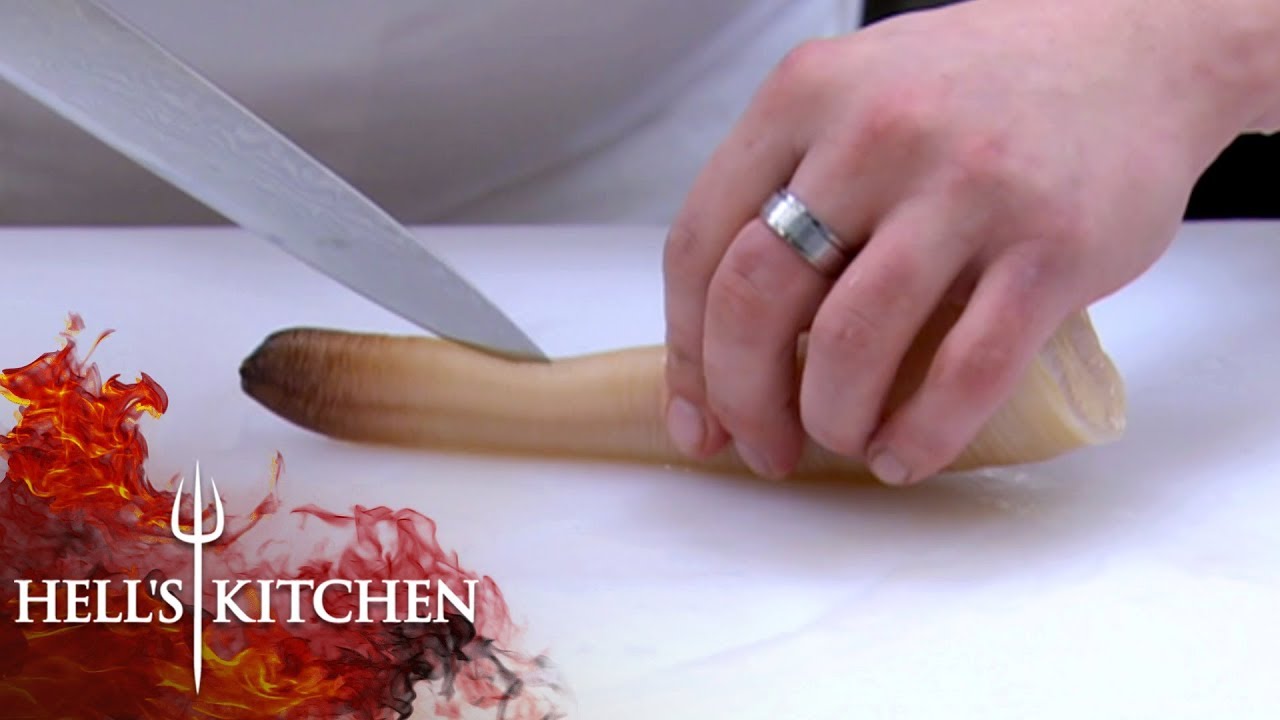 Gordon Ramsay Sets A Geoduck Challenge | Hell's Kitchen