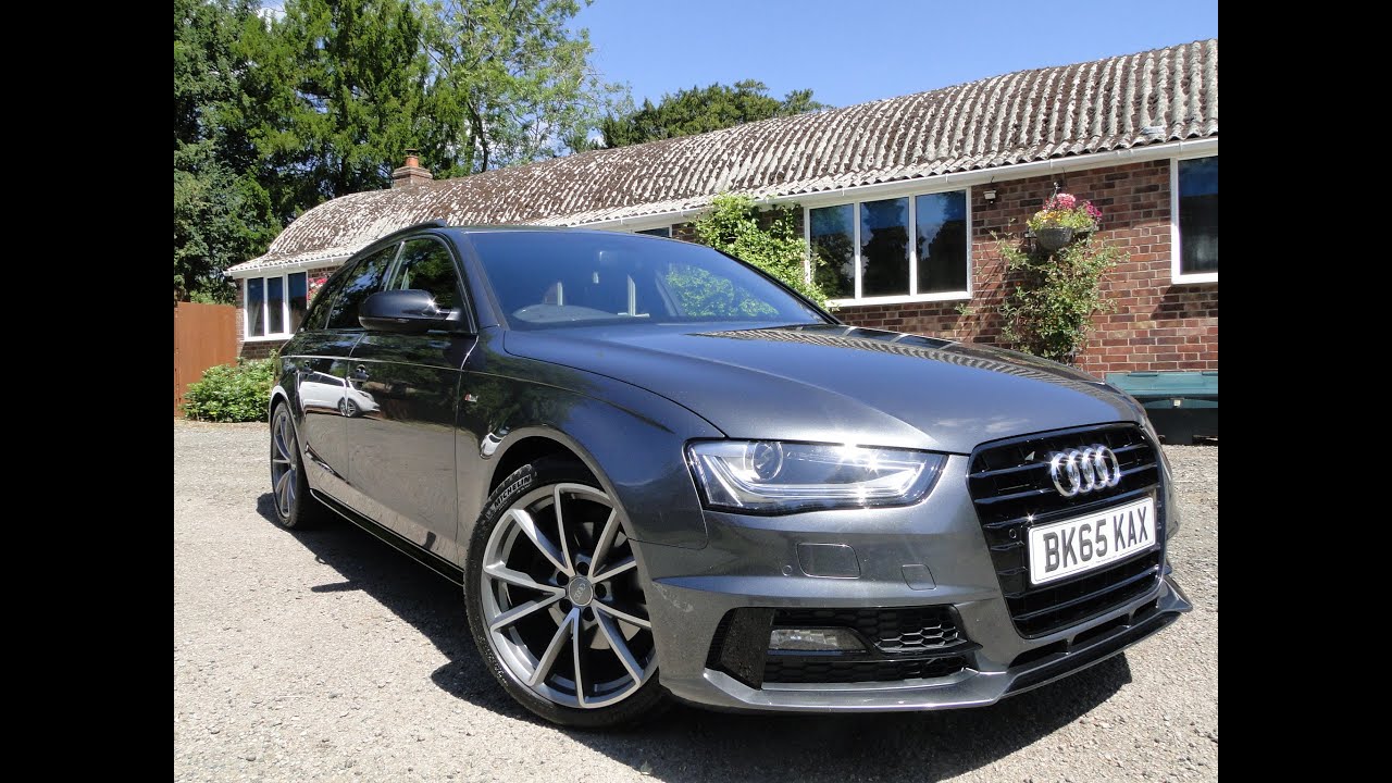 2015 65 AUDI A4 2.0 TDI 190 AVANT S LINE BLACK EDITION AUTO