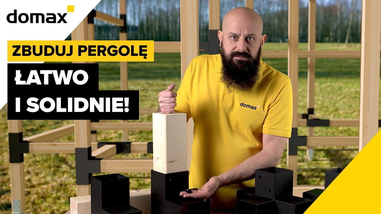Jak stworzyć własną pergolę? Łączniki do pergoli Domax