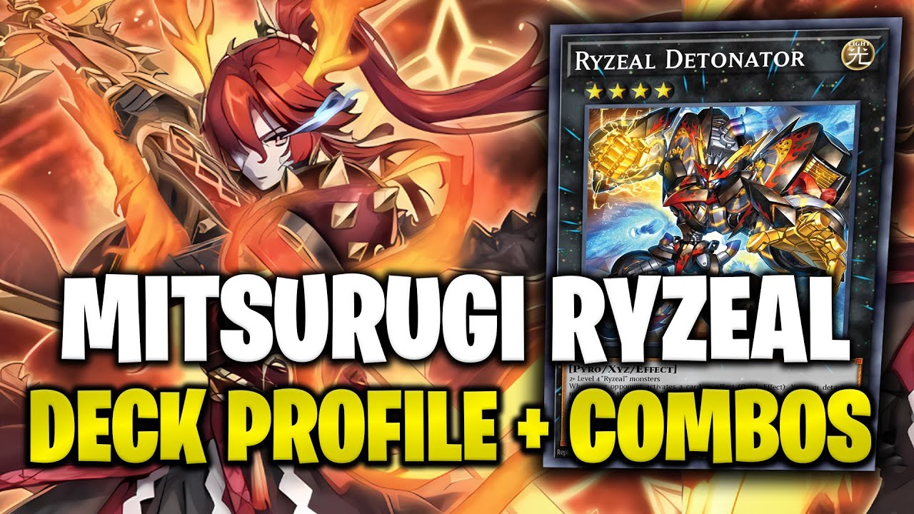 In-Depth 1st Place MITSURUGI RYZEAL Deck Profile + MUST KNOW Combos! (NEW Format)