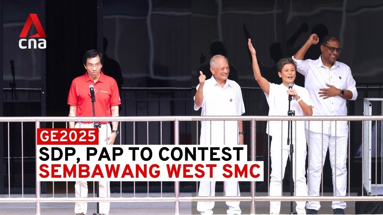 GE2025 Nomination Day: SDP and PAP speeches for Sembawang West SMC