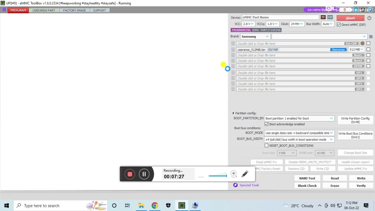 SAMSUNG A105F UFI FULL DUMP FILE | Sam a10 stuck system is not responding|a105f dead boot repair ufi