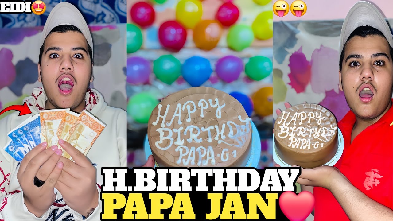 HAPPY BIRTHDAY PAPA JAN❤️PHOPHOS KO EIDI DENY GAYA😍
