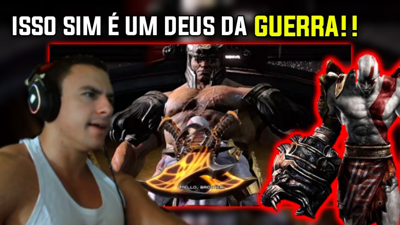 SUPER XANDÃO REAGINDO KRATOS VS HÉRCULES (GOD OF WAR 3)