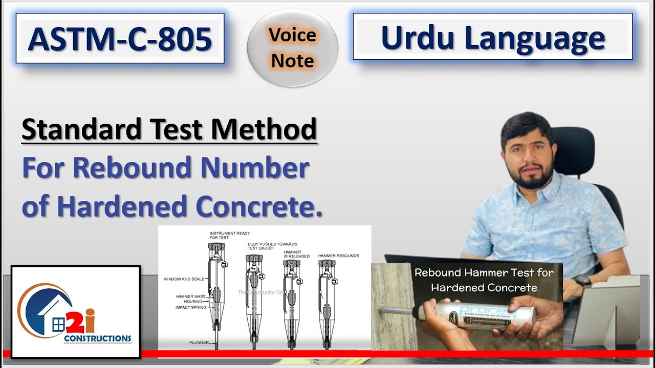 ASTM-C-805 Standard Test Method for rebound number of Hardened Concrete #2iconstructions