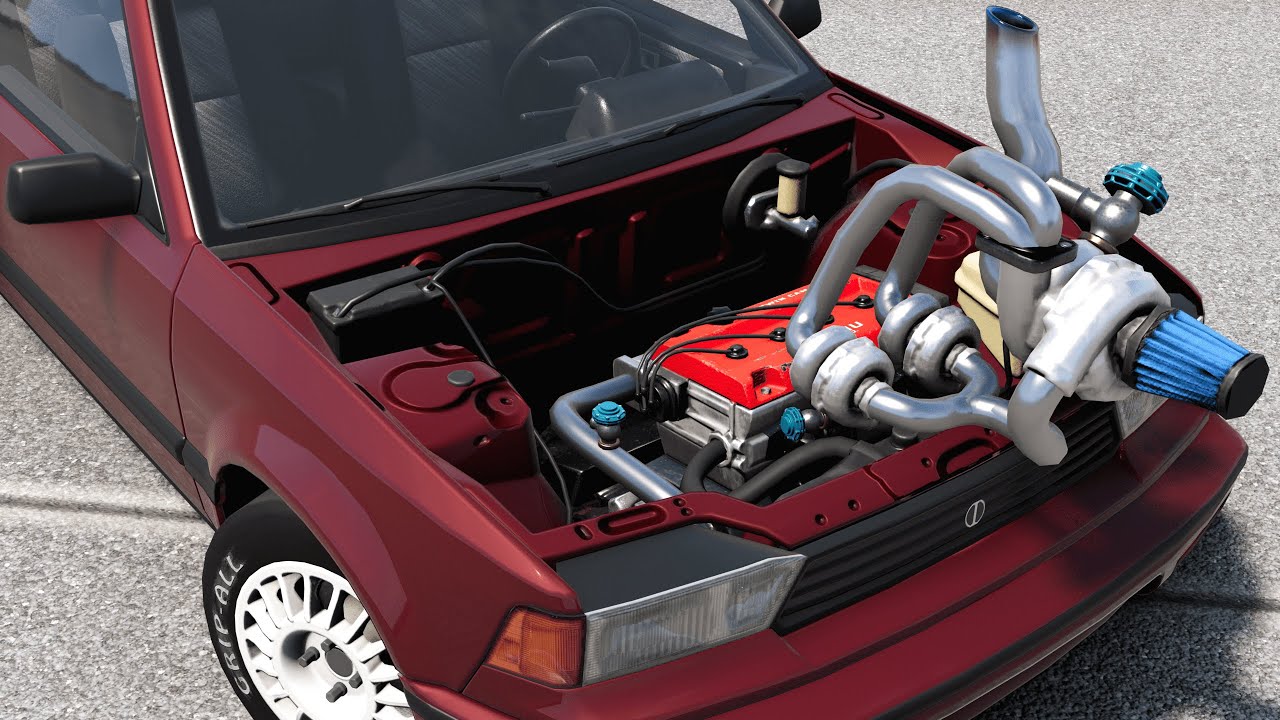 The Triple Compound Turbo Covet! BeamNG. Drive