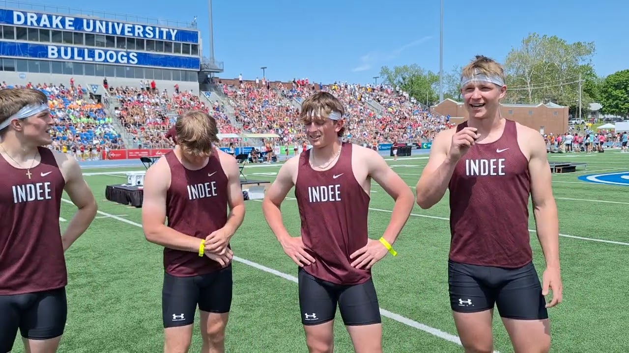 Independence 4x200 relay team talks about their experience running at State Track Meet